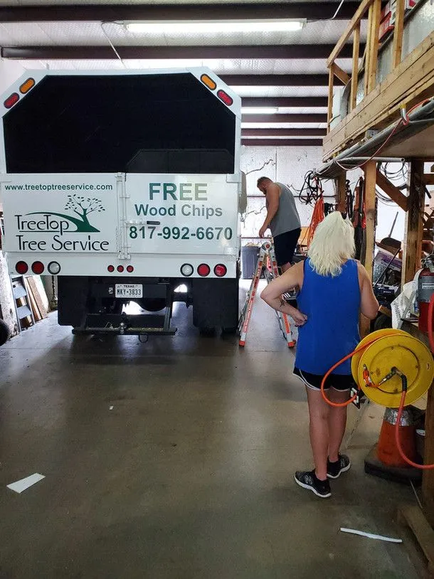 Treetop Tree Service truck