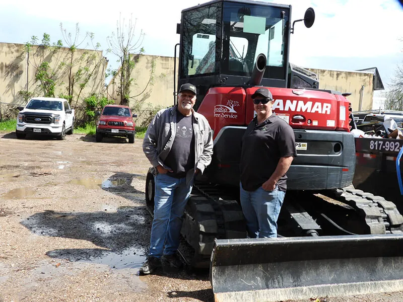 Yanmar land clearing machine